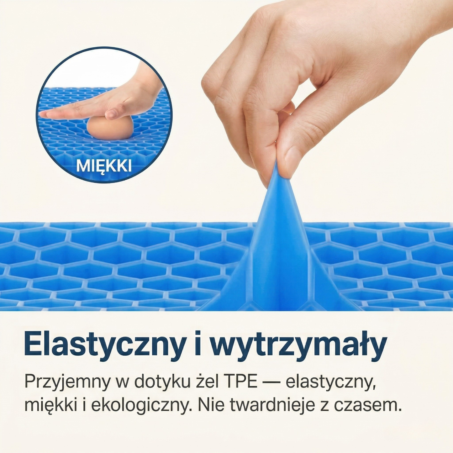 Poduszka żelowa Honevia z technologią AirHex™