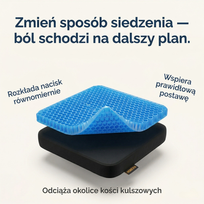 Poduszka żelowa Honevia z technologią AirHex™