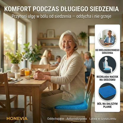 Poduszka żelowa Honevia z technologią AirHex™