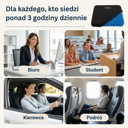 Poduszka żelowa Honevia z technologią AirHex™