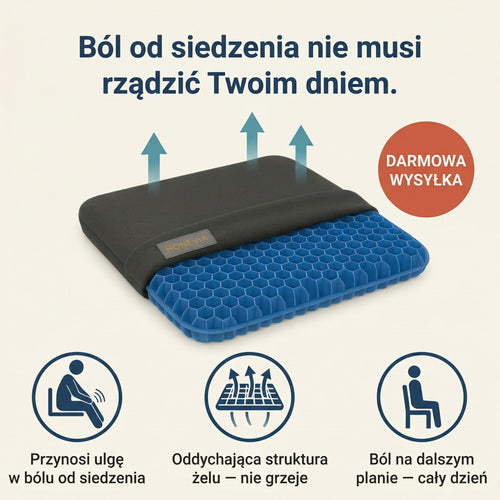 Poduszka żelowa Honevia z technologią AirHex™